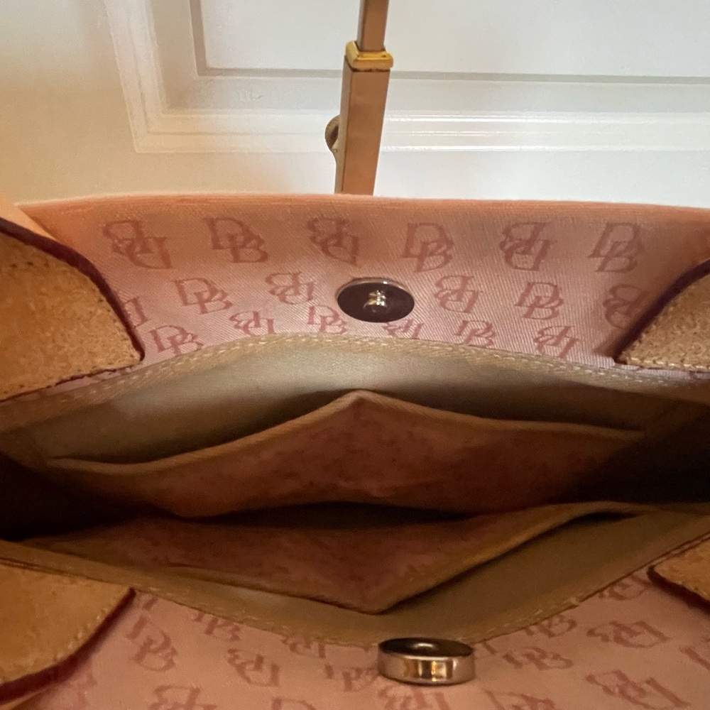 Dooney & Bourke Pink Monogram Tote - Picture 5 of 10